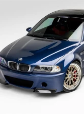 Vorsteiner Primered Front Spoiler w/ Carbon Fiber PP 1x1 Glossy Splitters BMW E46 M3 V-CSL 2000-2006                                     - BMV4611 - Image 8