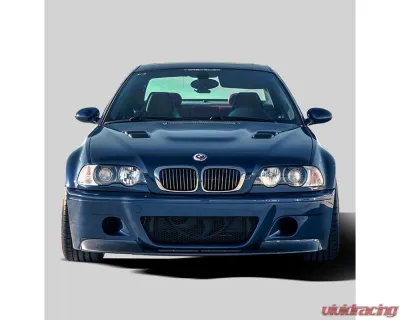 Vorsteiner Carbon Fiber PP 1x1 Glossy V20 Aero Front Bumper w/ 2-Piece Splitter BMW M3 E46 2000-2006 - BMV5610
