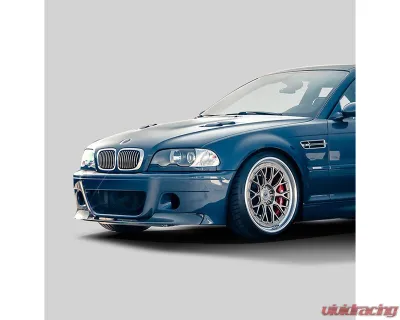 Vorsteiner 1-Piece Replacement Carbon Fiber PP 1x1 Glossy V20 Aero Splitter BMW M3 E46 2000-2006 - BMV5620