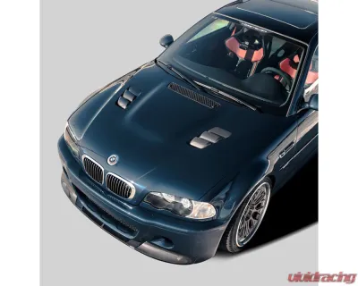 Vorsteiner Carbon Fiber PP 1x1 Glossy V20 Hood BMW M3 E46 2000-2006 - BMV5655