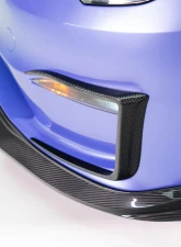 Vorsteiner Carbon Fiber PP 2X2 Glossy Add-On Aero Bumper Flares Tesla Model S Plaid 2020-2024                                     - TEV3025 - Image 9