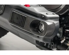 Vorsteiner JX Edition Carbon Fiber PP 2x2 Glossy Aero Fog Light Covers Jeep Wrangler JL 2018+