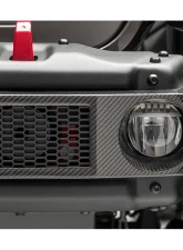 Vorsteiner JX Edition Carbon Fiber PP 2x2 Glossy Aero Fog Light Covers Jeep Wrangler JL 2018+                                     - VRJ1010 - Image 2