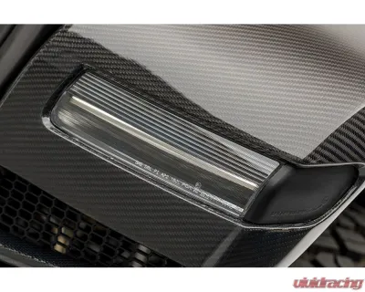 Vorsteiner JX Edition Carbon Fiber PP 2x2 Glossy Aero Fog Light Covers Jeep Wrangler JL 2018+ - VRJ1010