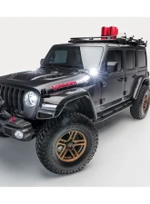 Vorsteiner JX Edition Carbon Fiber PP 2x2 Glossy Aero Fog Light Covers Jeep Wrangler JL 2018+                                     - VRJ1010 - Image 4