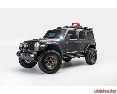 Vorsteiner JX Edition Carbon Fiber PP 2x2 Glossy Aero Fog Light Covers Jeep Wrangler JL 2018+ - VRJ1010