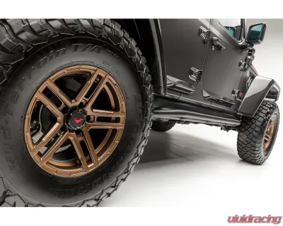 Vorsteiner JX Edition Carbon Fiber PP 2x2 Glossy Aero Rock Guards Jeep Wrangler JL 2018+ - VRJ1030