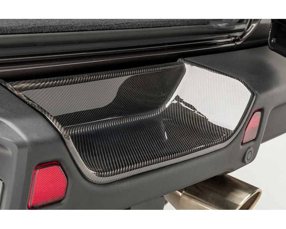 Vorsteiner JX Edition Carbon Fiber PP 2x2 Glossy Aero Rear Bumper Tray Jeep Wrangler JL 2018+ - VRJ1040