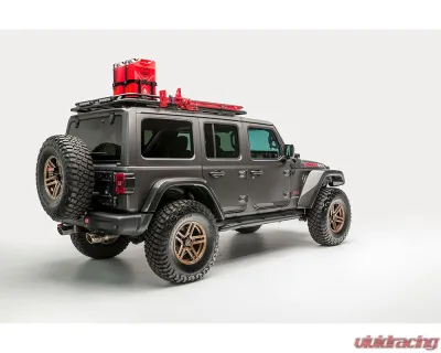 Vorsteiner JX Edition Carbon Fiber PP 2x2 Glossy Aero Rear Bumper Tray Jeep Wrangler JL 2018+ - VRJ1040