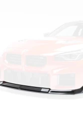 Vorsteiner VRS Aero Front Spoiler Carbon Fiber PP 2x2 Glossy BMW G87 M2 2023+                                     - BMV3220 - Image 2