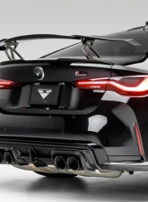 Vorsteiner Glossy Carbon Fiber PP 2x2 Aero Wing Blade w/ Aluminum Uprights BMW M3 | M4 G8X VRS Program 2020+                                     - BMV3370 - Image 7