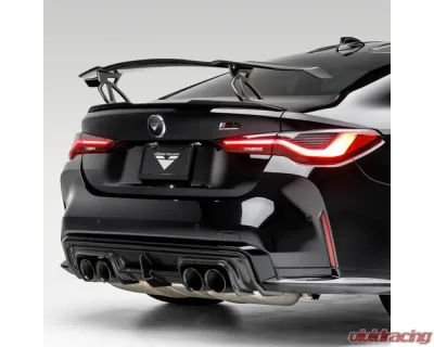 Vorsteiner Glossy Carbon Fiber PP 2x2 Aero Wing Blade w/ Aluminum Uprights BMW M3 | M4 G8X VRS Program 2020+ - BMV3370