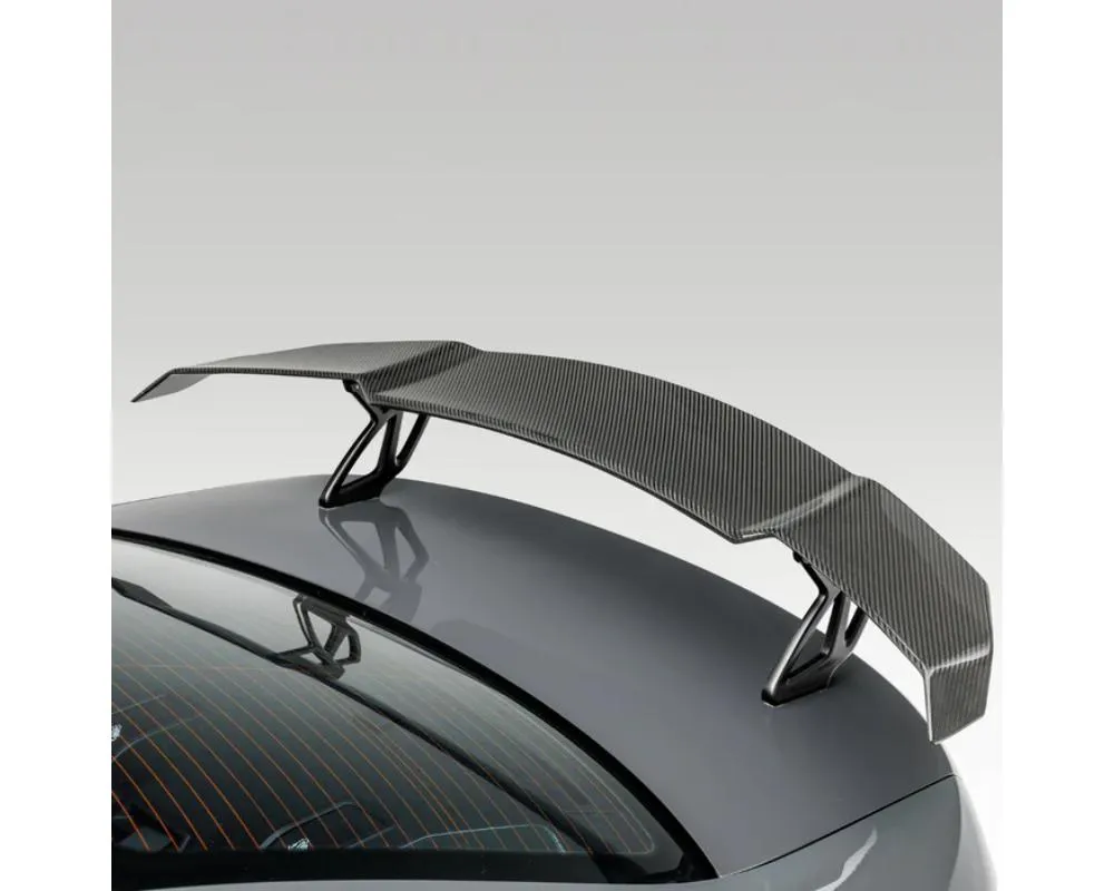 Vorsteiner Glossy Carbon Fiber PP 2x2 Aero Wing Blade w/ Matt Black Uprights BMW M3 | M4 G8X VRS Program 2020+ - BMV3375