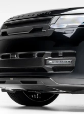Front Spoiler Glossy Carbon Fiber PP 2x2 Kensington Edition Aero Program Land Rover Range Rover L460 2024+                                     - ROV1020 - Image 6