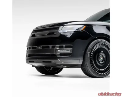 Front Spoiler Glossy Carbon Fiber PP 2x2 Kensington Edition Aero Program Land Rover Range Rover L460 2024+ - ROV1020