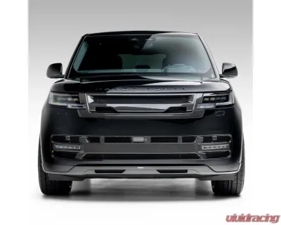 Front Middle Grill Satin Carbon Fiber PP 2x2 Kensington Edition Aero Program Land Rover Range Rover L460 2024+ - ROV1026