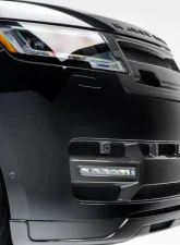 Front Middle Grill Satin Carbon Fiber PP 2x2 Kensington Edition Aero Program Land Rover Range Rover L460 2024+                                     - ROV1026 - Image 4