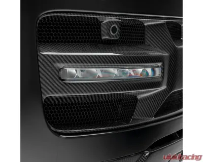 Front Middle Grill Satin Carbon Fiber PP 2x2 Kensington Edition Aero Program Land Rover Range Rover L460 2024+ - ROV1026