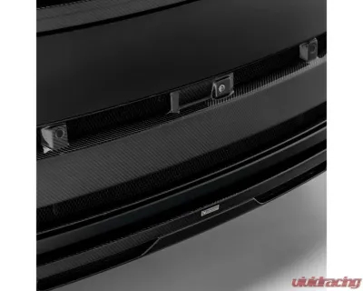 Front Middle Grill Satin Carbon Fiber PP 2x2 Kensington Edition Aero Program Land Rover Range Rover L460 2024+ - ROV1026