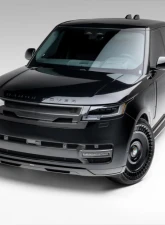 Front Upper Grill Glossy Carbon Fiber PP 2x2 Kensington Edition Aero Program Land Rover Range Rover L460 2024+                                     - ROV1035 - Image 3