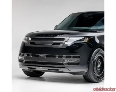Front Upper Grill Glossy Carbon Fiber PP 2x2 Kensington Edition Aero Program Land Rover Range Rover L460 2024+ - ROV1035