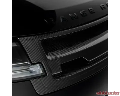 Front Upper Grill Glossy Carbon Fiber PP 2x2 Kensington Edition Aero Program Land Rover Range Rover L460 2024+ - ROV1035