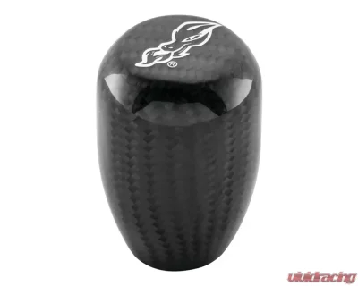 DragonFire Short Grey Carbon Fiber Shifter Knob 5/16-18 Thread | M8x1.25 - 522638