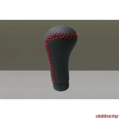Nardi Prestige Line Gear Knob Black Perforated Leather & Black Smooth Leather - 3222.92.0000