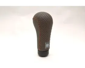 Nardi Prestige Line Gear Knob Brown Perforated Leather & Brown Smooth Leather
