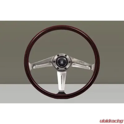 Nardi 367mm ND Classic Steering Wheel Wood & Glossy Side Spokes - 5049.36.3000