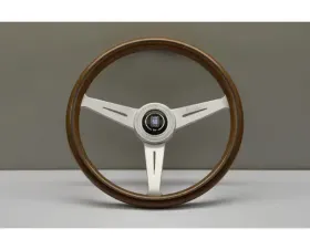 Nardi 360mm ND Classic Steering Wheel Wood & Satin Spokes