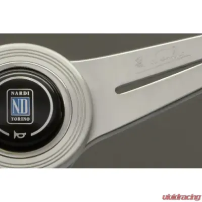 Nardi 390mm ND Classic Steering Wheel Wood & Satin Spokes - 5051.39.6300