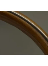 Nardi 390mm ND Classic Steering Wheel Wood & Satin Spokes                                     - 5051.39.6300 - Image 3