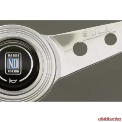 Nardi 360mm ND Classic Steering Wheel Wood & Dished Glossy Spokes w/ Round Holes - 5061.36.3100