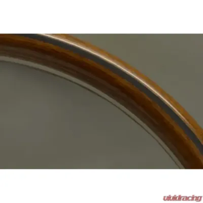 Nardi 360mm ND Classic Steering Wheel Wood & Dished Glossy Spokes w/ Round Holes - 5061.36.3100