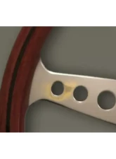 Nardi 360mm ND Classic Steering Wheel Wood & Polished Flat Spokes w/ Round Holes                                     - 5061.36.3200 - Image 3