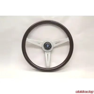 Nardi 360mm ND Classic Steering Wheel Wood & White Anodized Spokes - 5062.36.1000