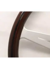 Nardi 360mm ND Classic Steering Wheel Wood & White Anodized Spokes                                     - 5062.36.1000 - Image 3