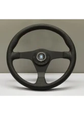 Nardi 350mm Gara Steering Wheel Black Perforated Leather/Red Stitching/Black Spokes/Black Anodized Ring w/ Screws at Sight                                     - 6020.35.2093 - Image 4