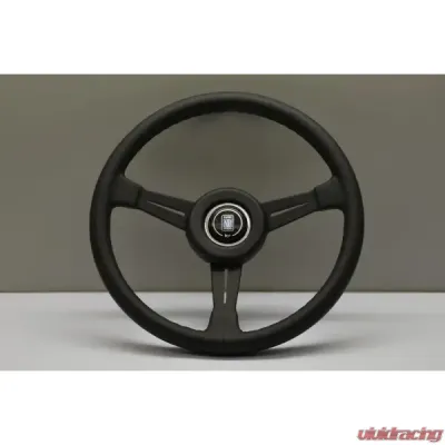 Nardi 365mm ND Classic Steering Wheel Black Leather & Spokes/Stitching - 6051.36.2901