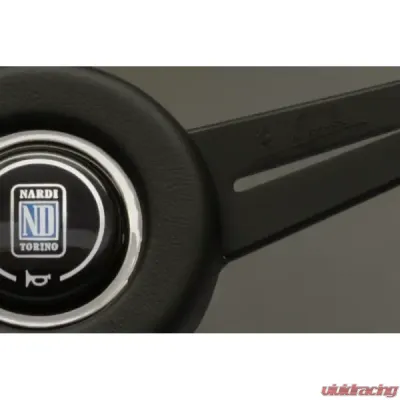 Nardi 365mm ND Classic Steering Wheel Black Leather & Spokes/Stitching - 6051.36.2901