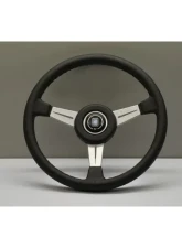 Nardi 365mm ND Classic Steering Wheel Black Leather & Satin Spokes/Black Stitching                                     - 6051.36.6901 - Image 4