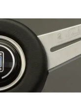 Nardi 365mm ND Classic Steering Wheel Black Leather & Satin Spokes/Black Stitching                                     - 6051.36.6901 - Image 2