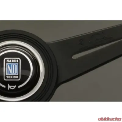 Nardi 360mm ND Classic Steering Wheel Black Suede & Black Anodized Spokes/Black Stitching - 6061.36.2081