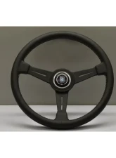 Nardi 390mm ND Classic Steering Wheel Black Leather/Black Anodized Spokes/Grey Stitching                                     - 6061.39.2001 - Image 4