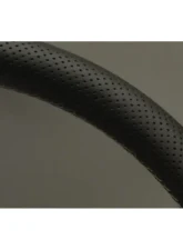 Nardi 340mm ND Classic Steering Wheel Black Leather & White Anodized Spokes/Grey Stitching 6062.34.1092                                     - 6062.34.1092 - Image 3