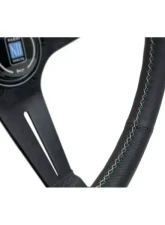 Nardi 350mm Deep Corn Steering Wheel Black Perforated Leather 6069.35.2088                                     - 6069.35.2088 - Image 2