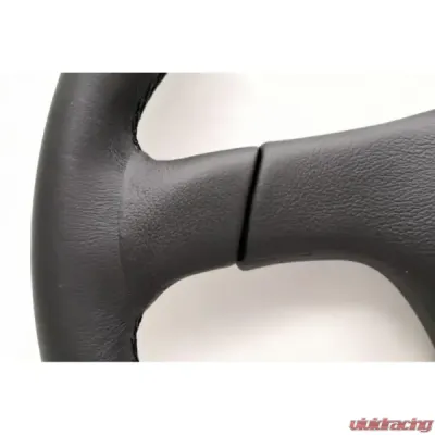 Nardi 365mm Gara Steering Wheel Black Leather/Black Leather Center Pad - 6071.36.2171