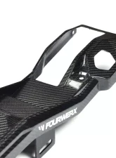 FourWerx Carbon No Cupholders Front Center Console Can-Am Maverick X3 2015-2021                                     - X3-CF-CONS-NOCUP - Image 2