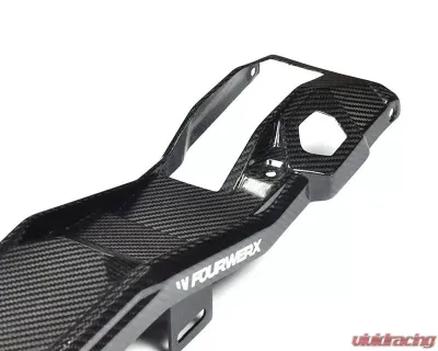 FourWerx Carbon No Cupholders Front Center Console Can-Am Maverick X3 2015-2021 - X3-CF-CONS-NOCUP